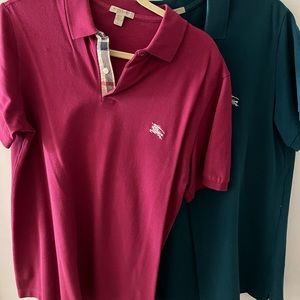 Mens Burberry Polos x2
